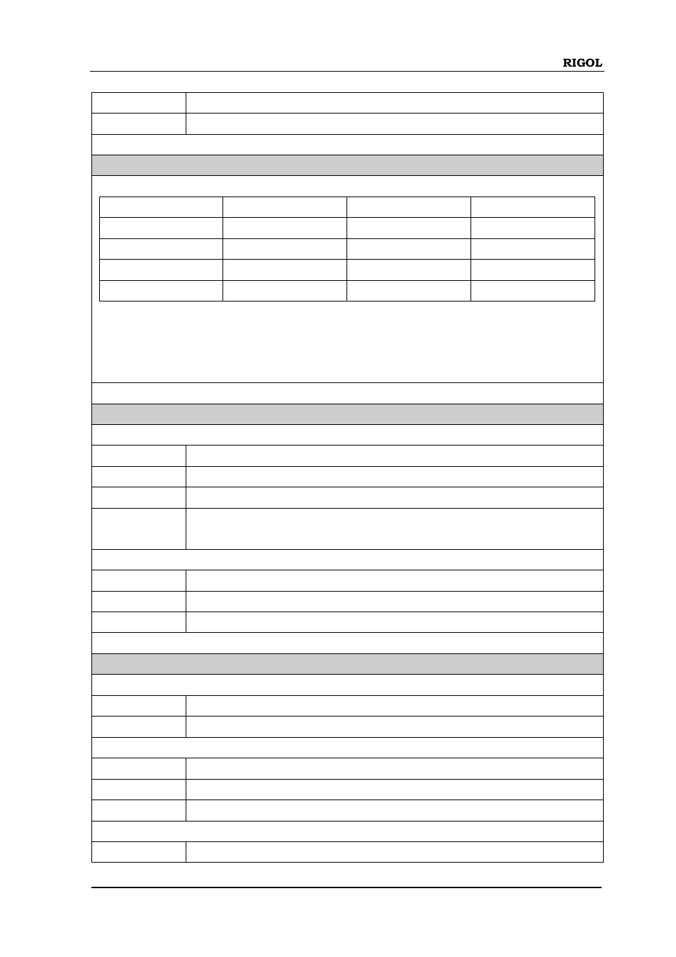 RIGOL DG5000 Series User Manual | Page 215 / 224