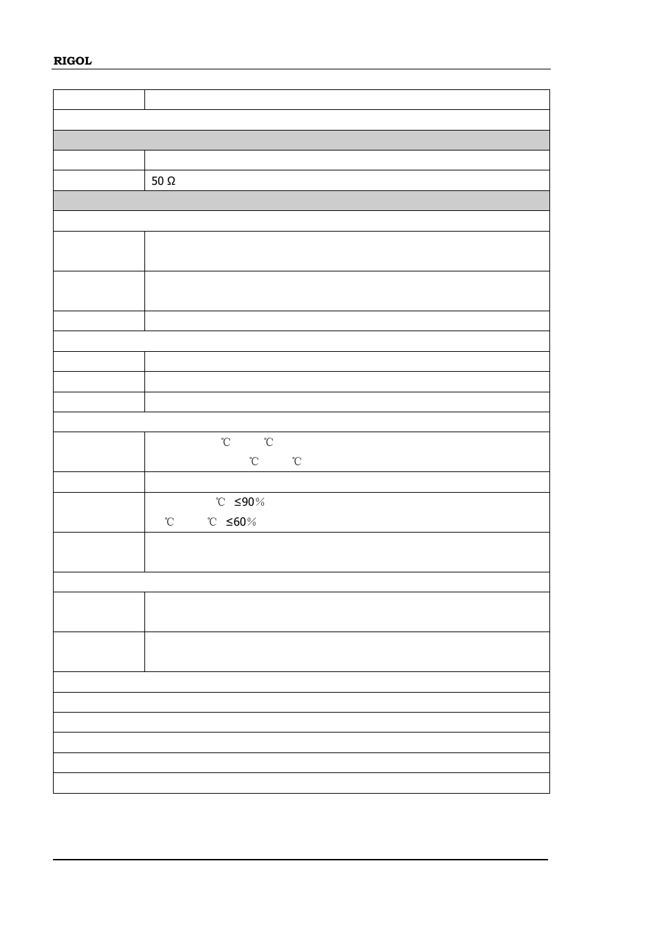 RIGOL DG5000 Series User Manual | Page 216 / 224