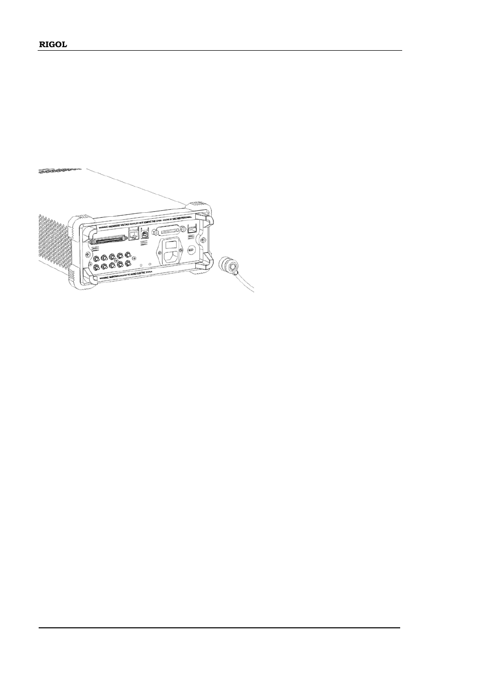 To use the security lock, To use the security lock -22 | RIGOL DG5000 Series User Manual | Page 46 / 224