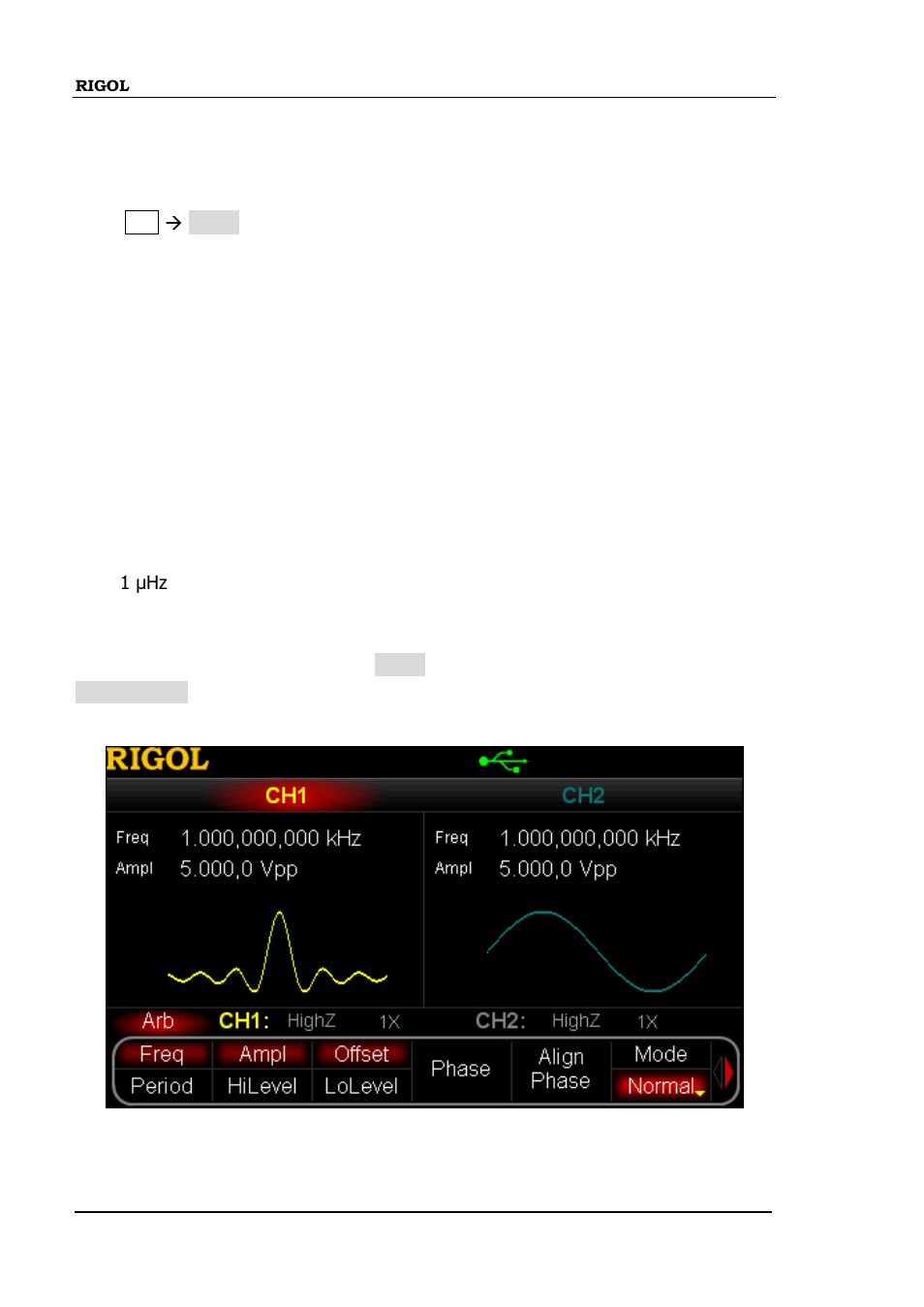 Output mode, Normal mode, Output mode -4 | Normal mode -4 | RIGOL DG5000 Series User Manual | Page 64 / 224