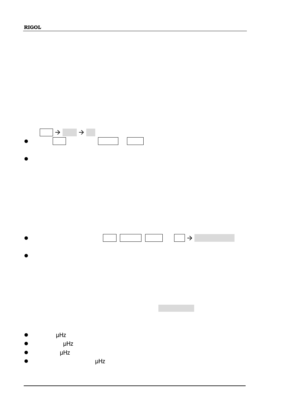 Phase modulation (pm), To select pm modulation, To select carrier waveform shape | To set carrier frequency, Phase modulation (pm) -8 | RIGOL DG5000 Series User Manual | Page 84 / 224