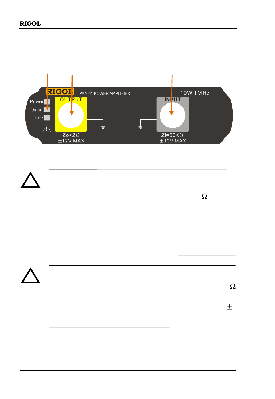 Front panel, Front panel -2 | RIGOL DG5000 Series User Manual | Page 12 / 38