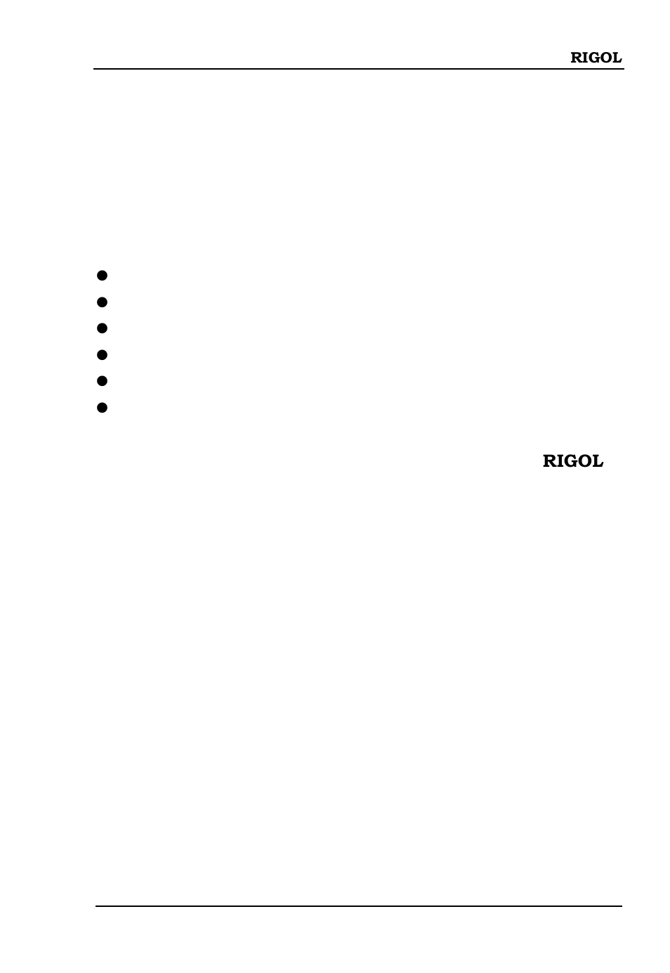 Chapter 6 appendix, Appendix a: accessories, Appendix | Chapter 6 appendix -1, Appendix a: accessories -1 | RIGOL DG5000 Series User Manual | Page 35 / 38