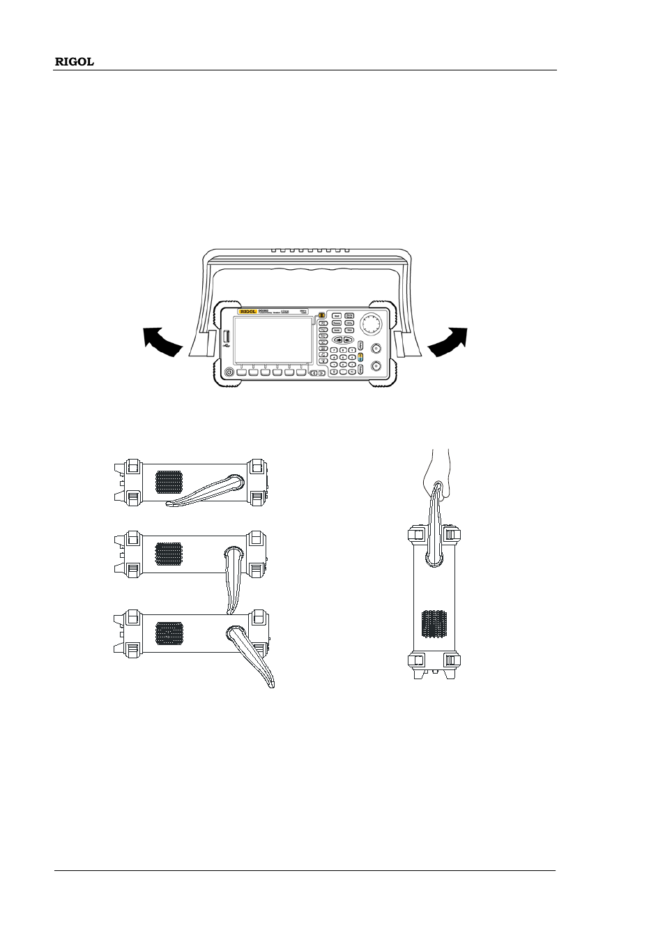 Handle adjustment | RIGOL DG5000 Series User Manual | Page 48 / 70