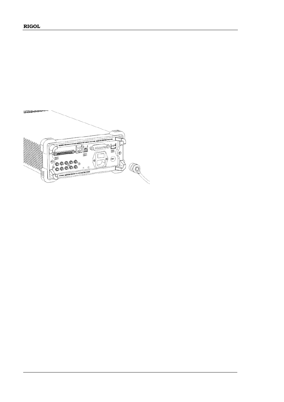 To use the security lock | RIGOL DG5000 Series User Manual | Page 68 / 70