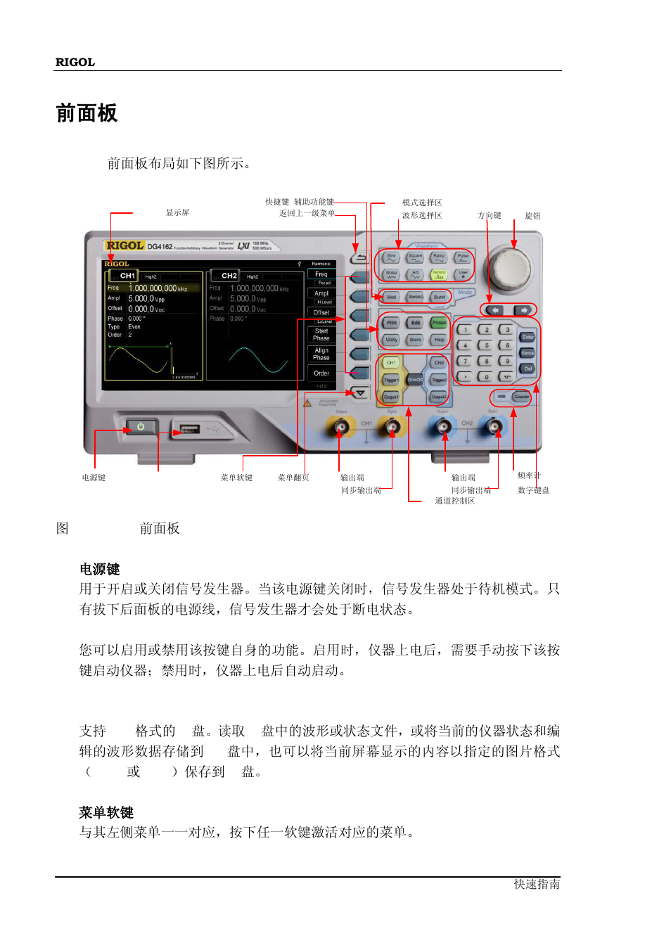 RIGOL DG4000 Series User Manual | Page 16 / 90