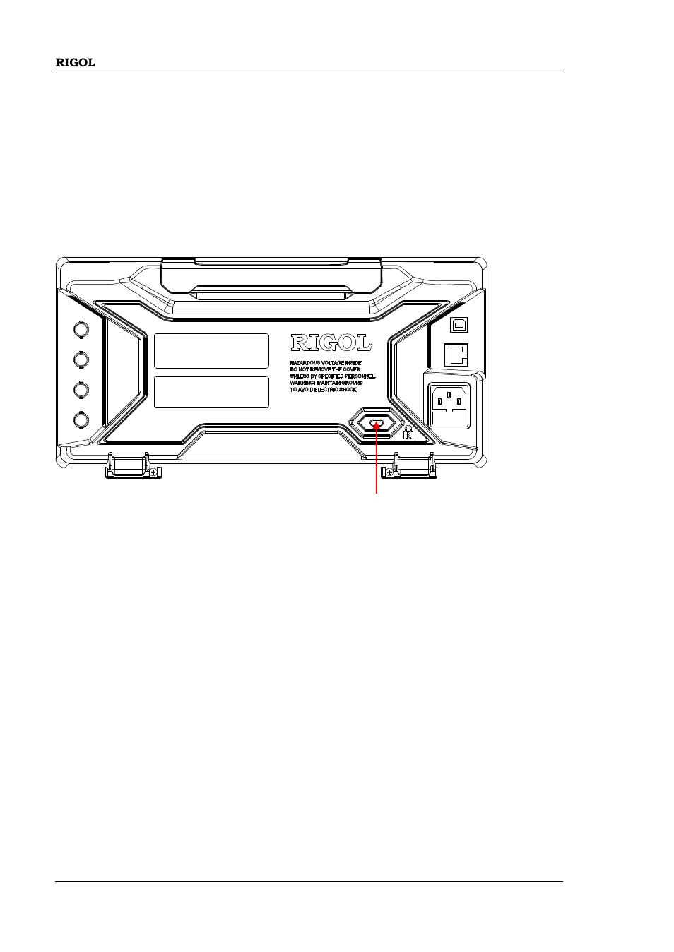 To use the security lock | RIGOL DG4000 Series User Manual | Page 80 / 90