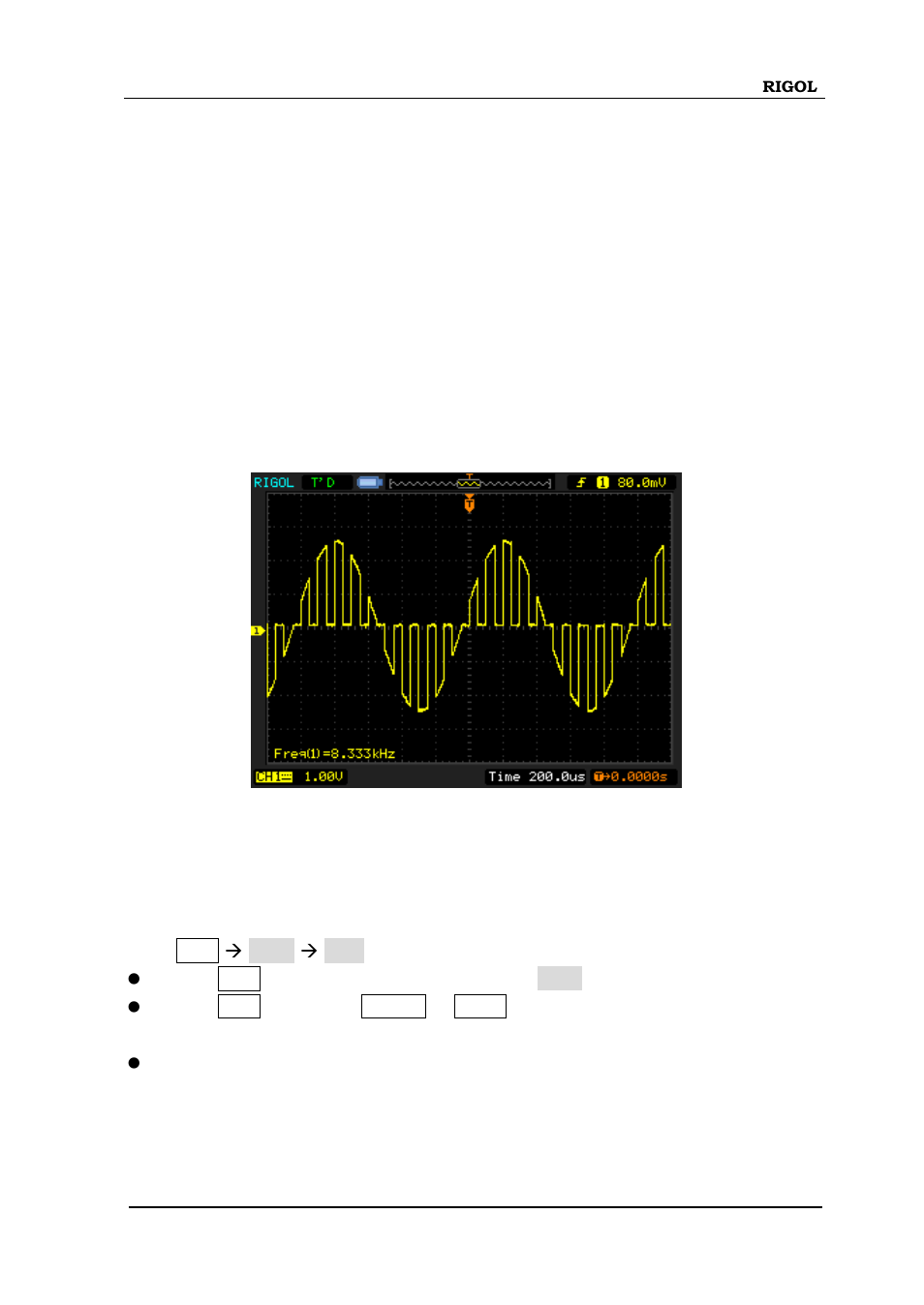 To select osk modulation, Osk -29, To select osk modulation -29 | RIGOL DG4000 Series User Manual | Page 129 / 238