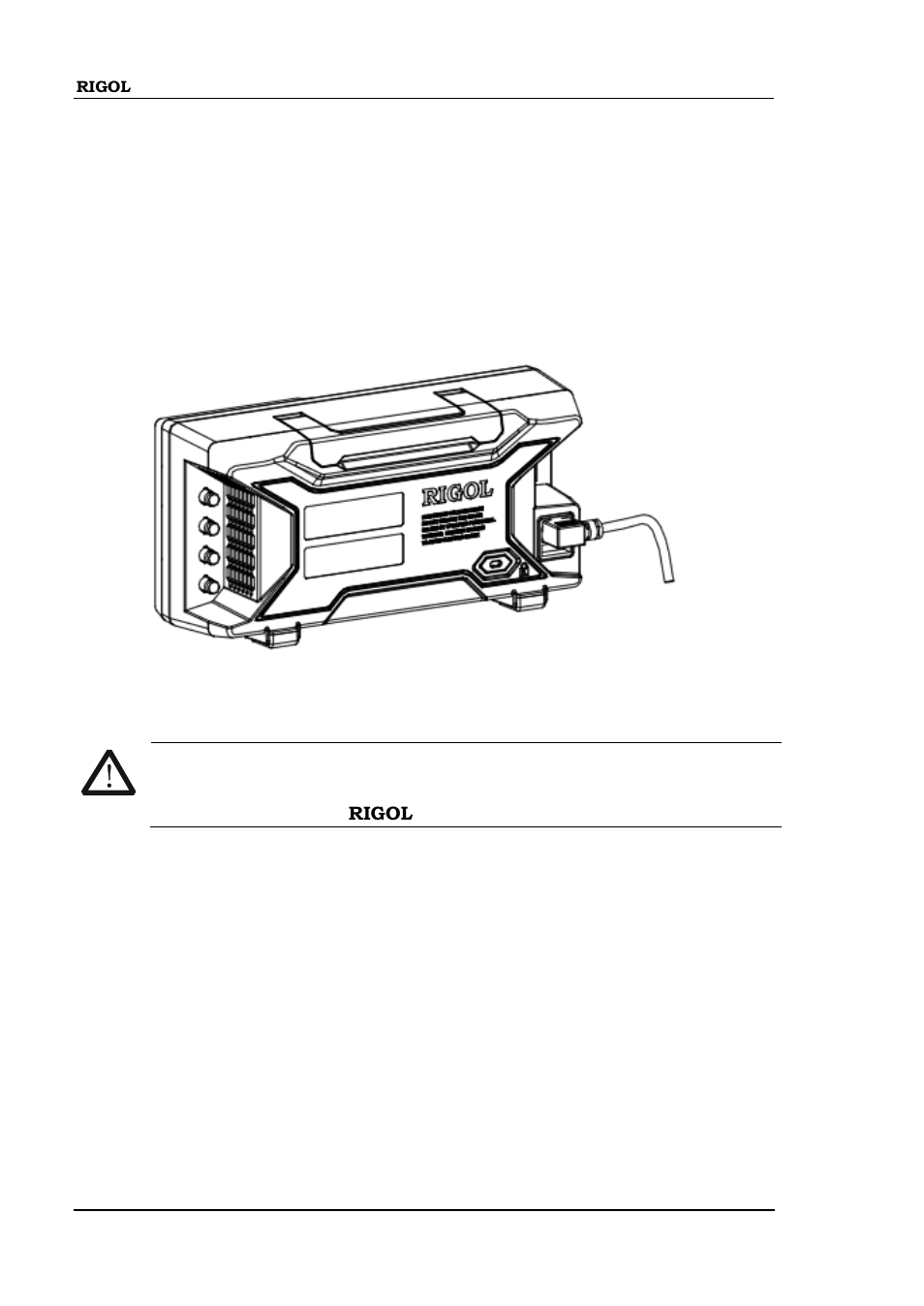 To connect to power, To connect to power -16 | RIGOL DG4000 Series User Manual | Page 40 / 238