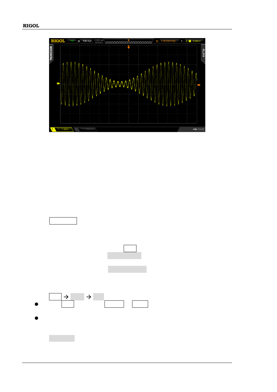 To output fsk modulated waveform | RIGOL DG1000Z Series User Manual | Page 66 / 73