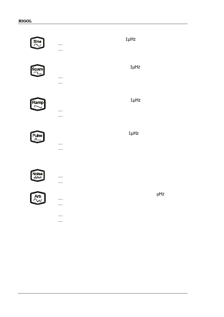 RIGOL DG1000Z Series User Manual | Page 26 / 188