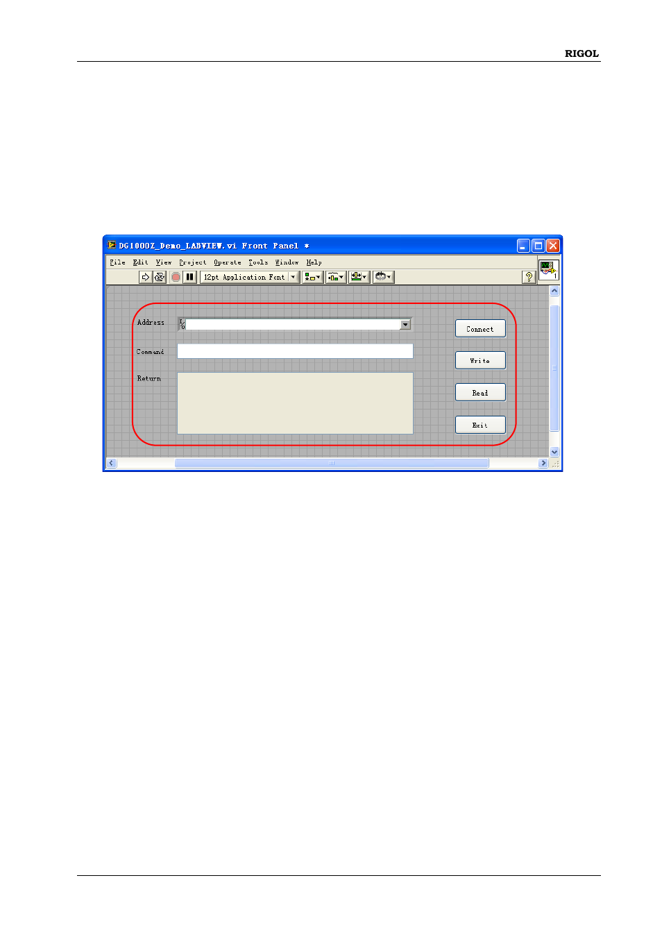 Labview programming demo, Labview programming demo -7 | RIGOL DG1000Z Series User Manual | Page 233 / 264