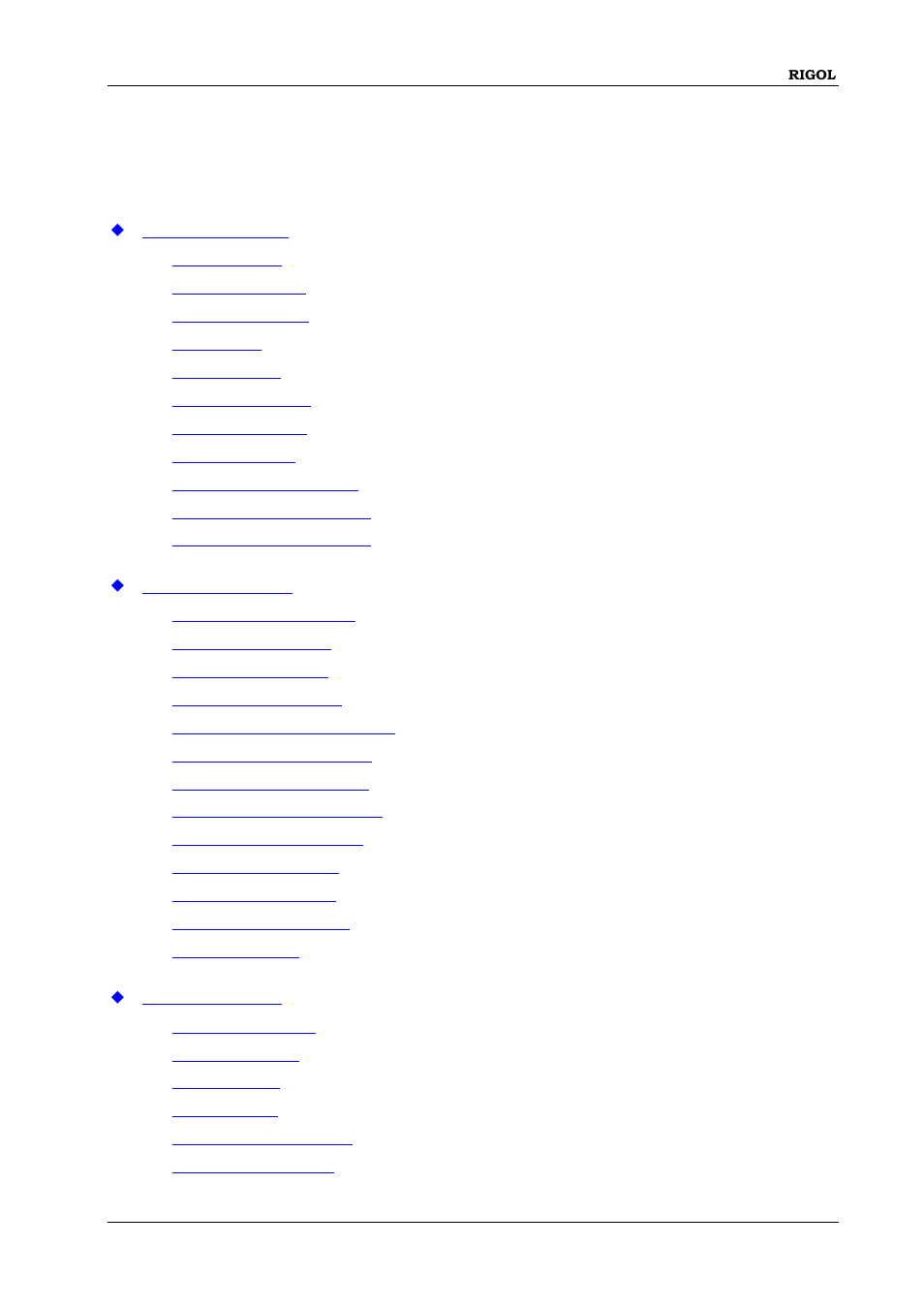 Chapter 5 appendix, Appendix a: command list, Chapter 5 | Appendix -1, Appendix a: command list -1 | RIGOL DG1000Z Series User Manual | Page 251 / 264