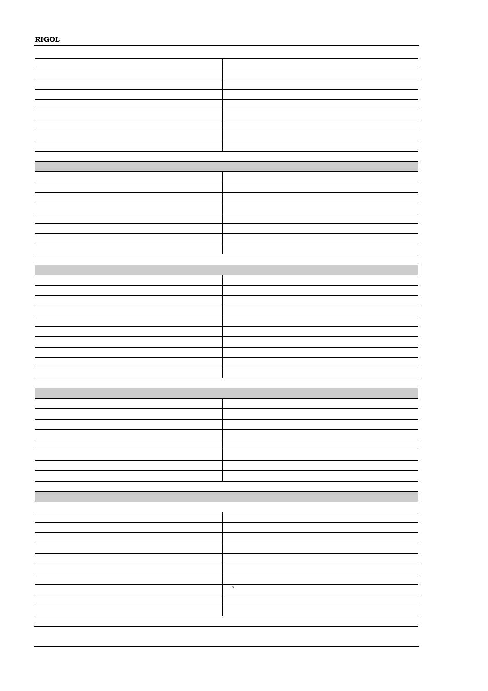 RIGOL DG1000Z Series User Manual | Page 262 / 264