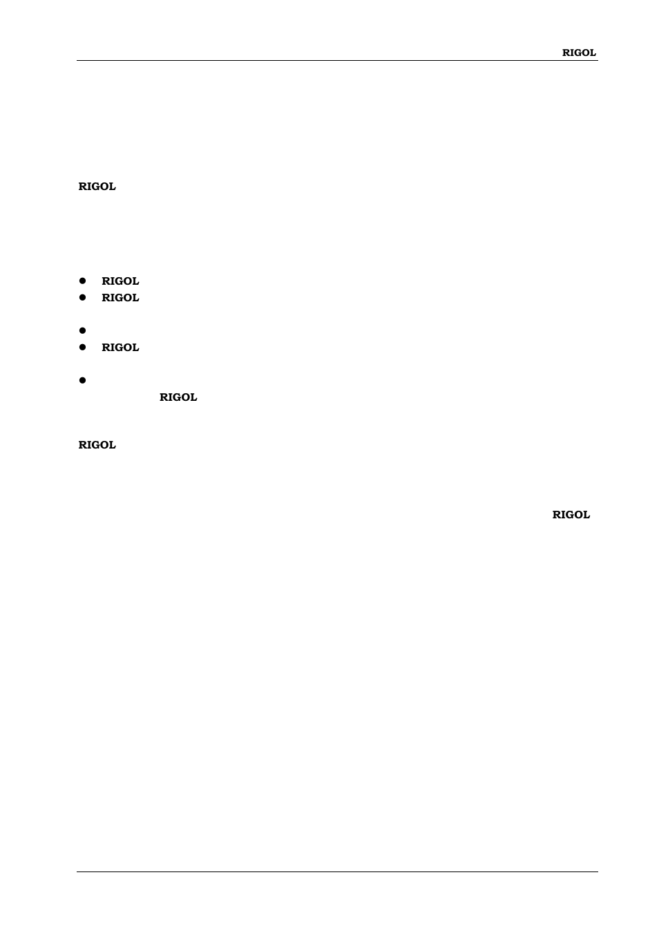 Guaranty and declaration | RIGOL DG1000Z Series User Manual | Page 3 / 264