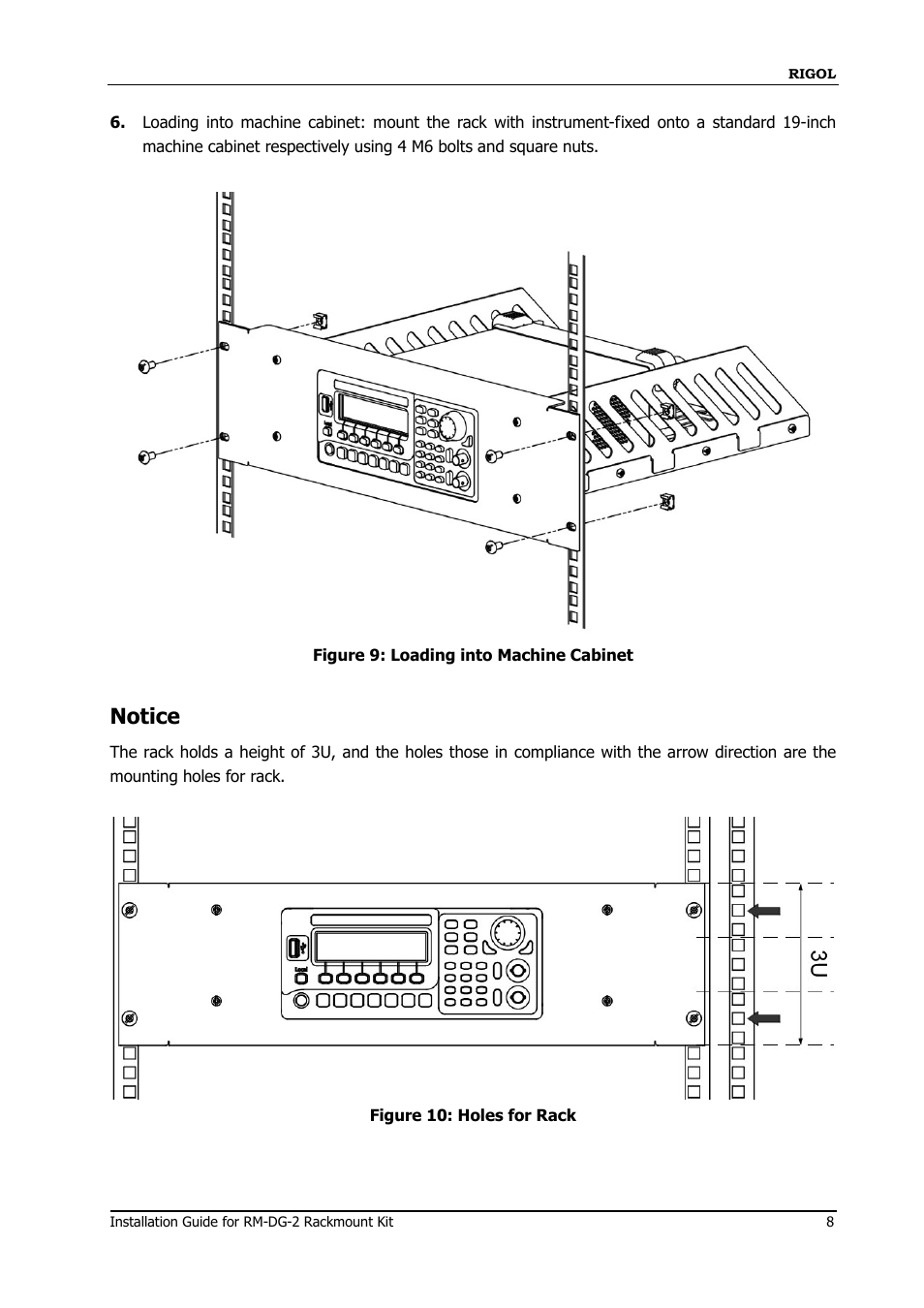 Notice | RIGOL DG1000 Series User Manual | Page 9 / 10