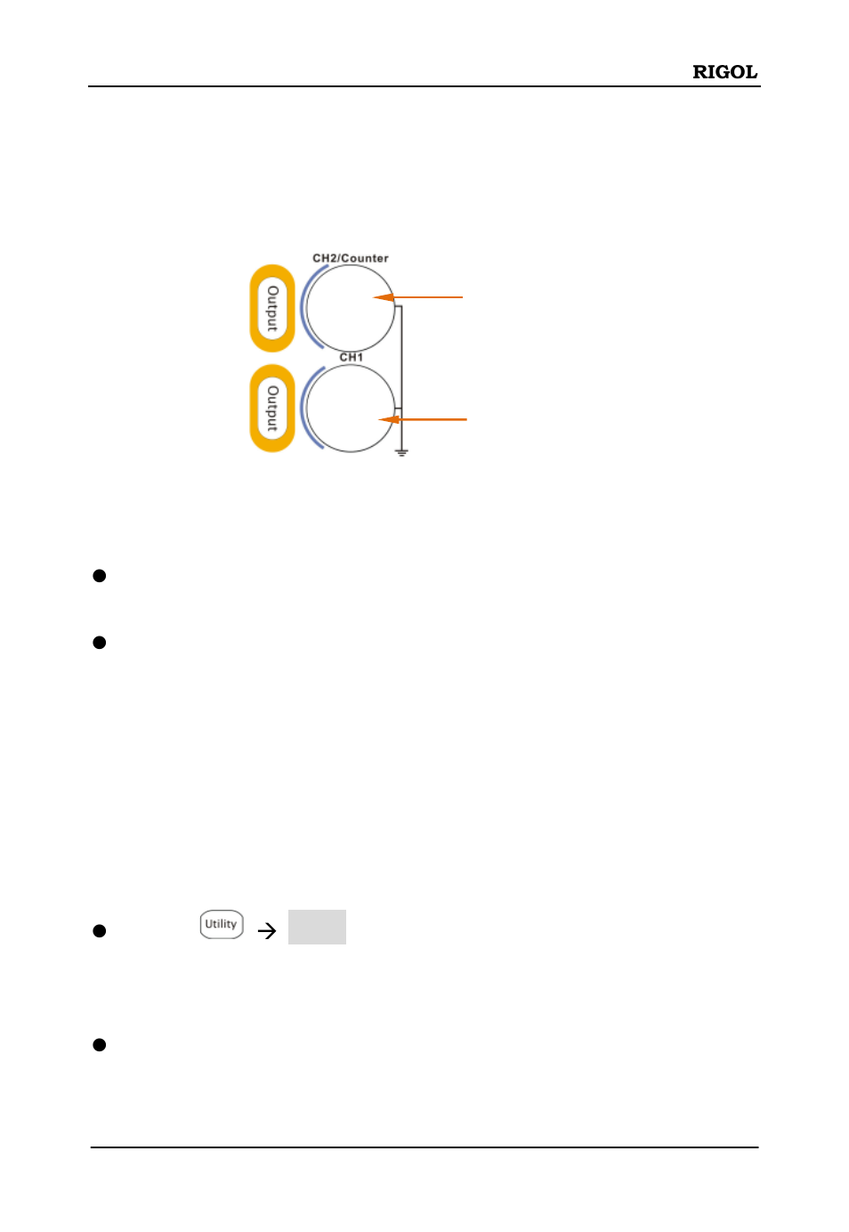 Output setting | RIGOL DG1000 Series User Manual | Page 21 / 25