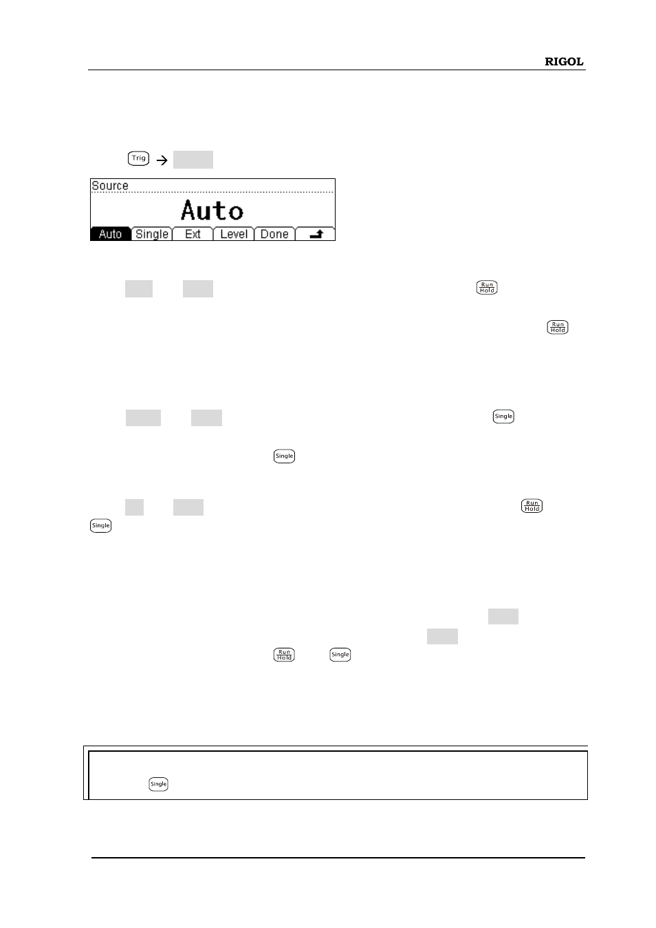To select a trigger source, To select a trigger source -61 | RIGOL DM3068 User Manual | Page 103 / 169