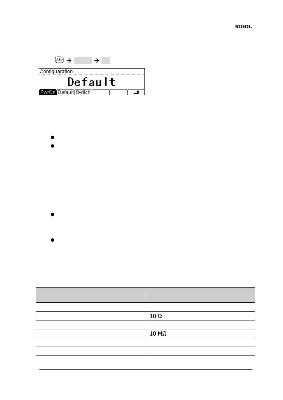 To set the configuration | RIGOL DM3068 User Manual | Page 121 / 169
