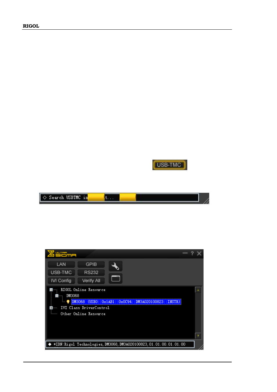 Remote control via usb, Remote control via usb -6 | RIGOL DM3068 User Manual | Page 130 / 169