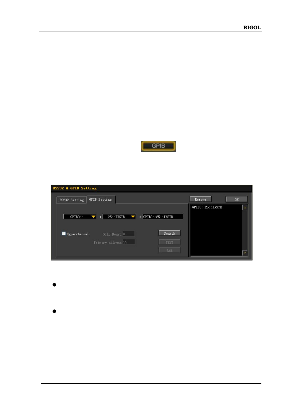 Remote control via gpib, Remote control via gpib -11 | RIGOL DM3068 User Manual | Page 135 / 169