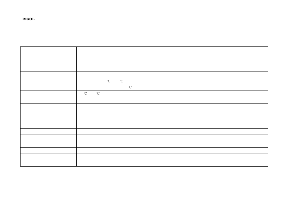 General specifications, General specifications -20 | RIGOL DM3068 User Manual | Page 166 / 169