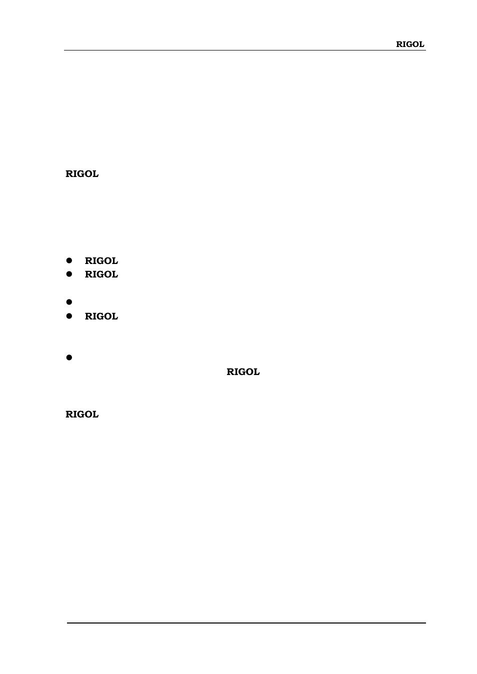 Guaranty and declaration | RIGOL DM3068 User Manual | Page 3 / 169