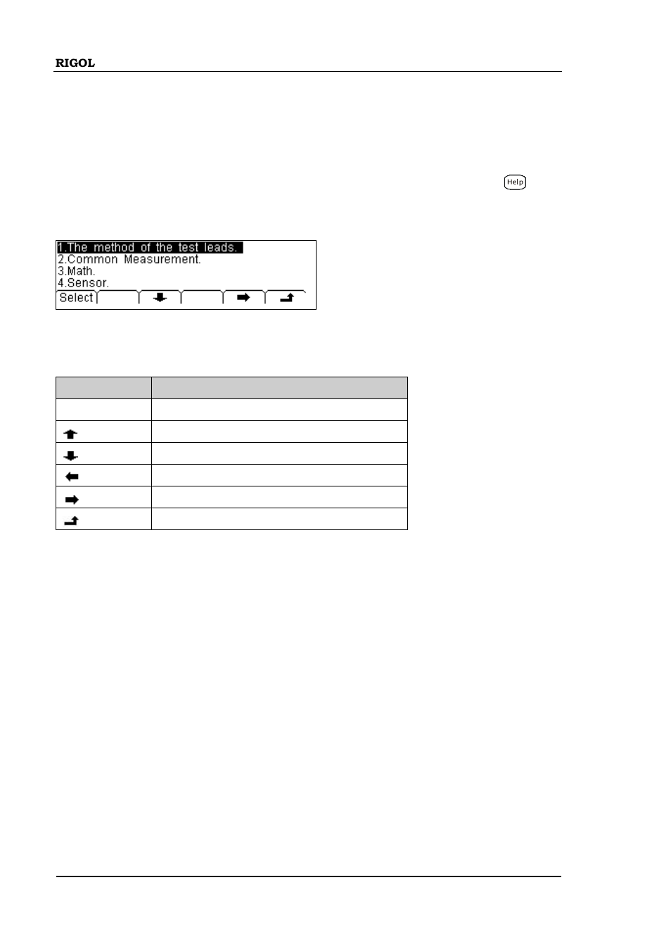 To use the built-in help system, To use the built-in help system -18 | RIGOL DM3068 User Manual | Page 36 / 169