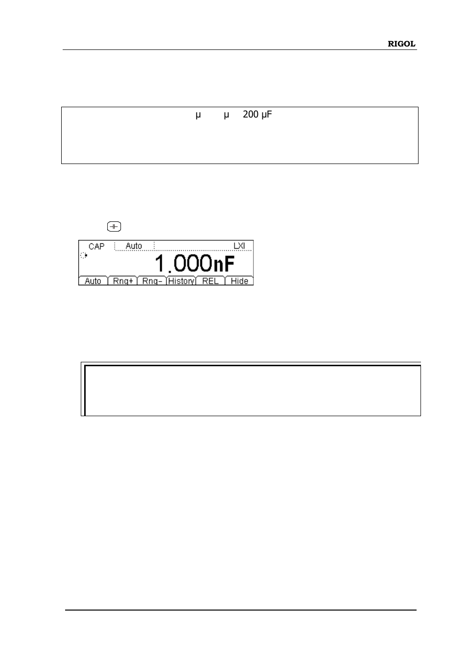 To measure capacitance, To measure capacitance -17 | RIGOL DM3068 User Manual | Page 59 / 169