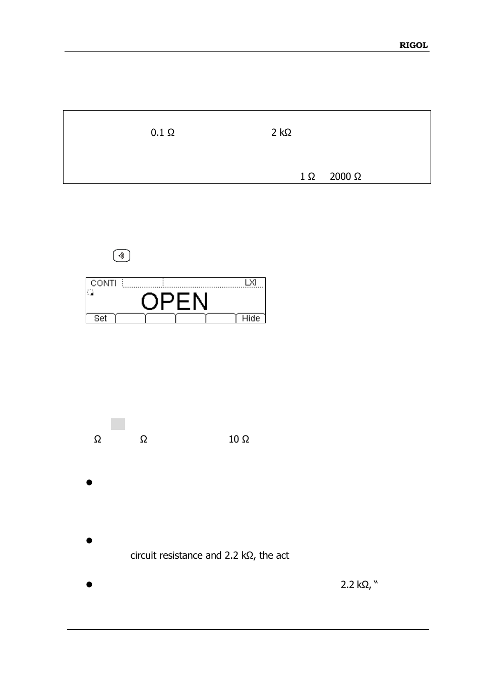 To measure continuity, To measure continuity -19 | RIGOL DM3068 User Manual | Page 61 / 169