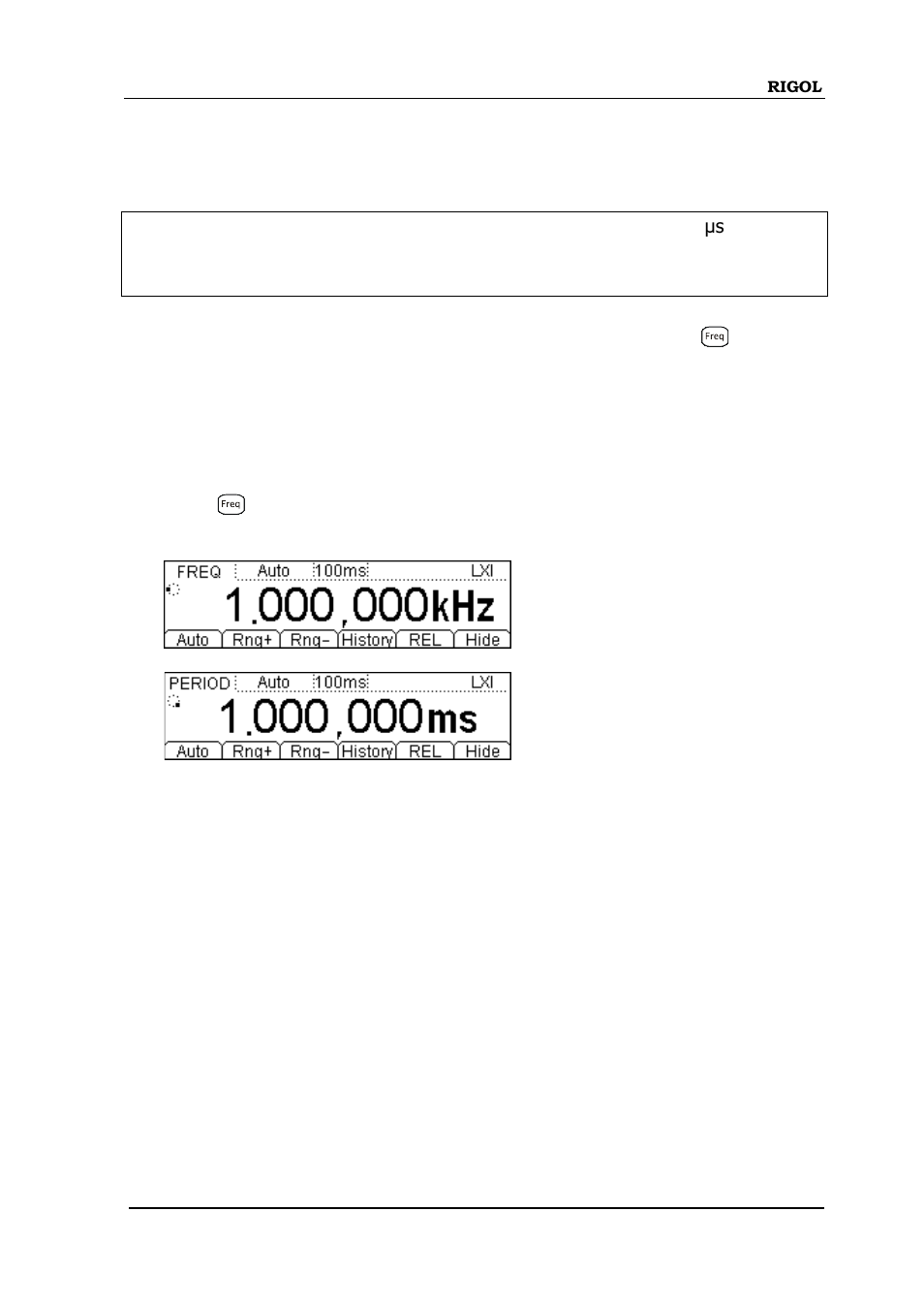 To measure frequency and period, To measure frequency and period -23 | RIGOL DM3068 User Manual | Page 65 / 169