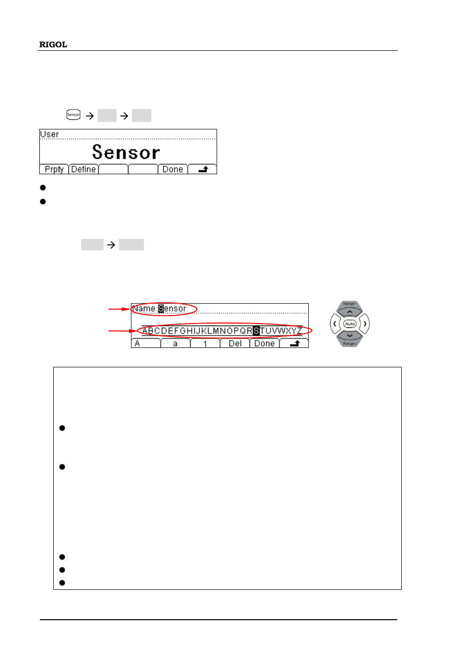 User-defined sensor, User-defined sensor -28 | RIGOL DM3068 User Manual | Page 70 / 169