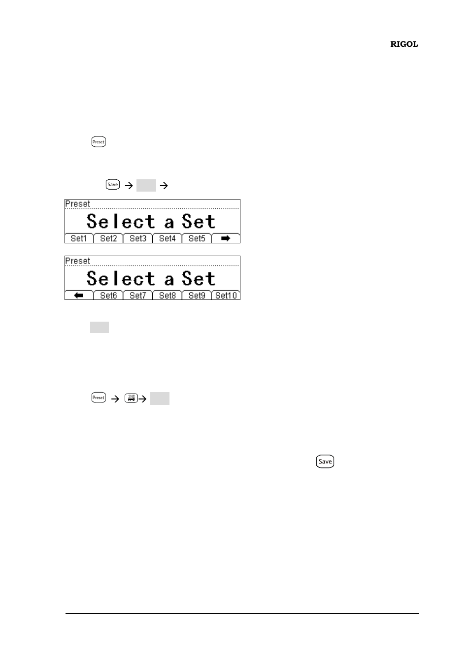 Preset mode, Preset mode -37 | RIGOL DM3068 User Manual | Page 79 / 169