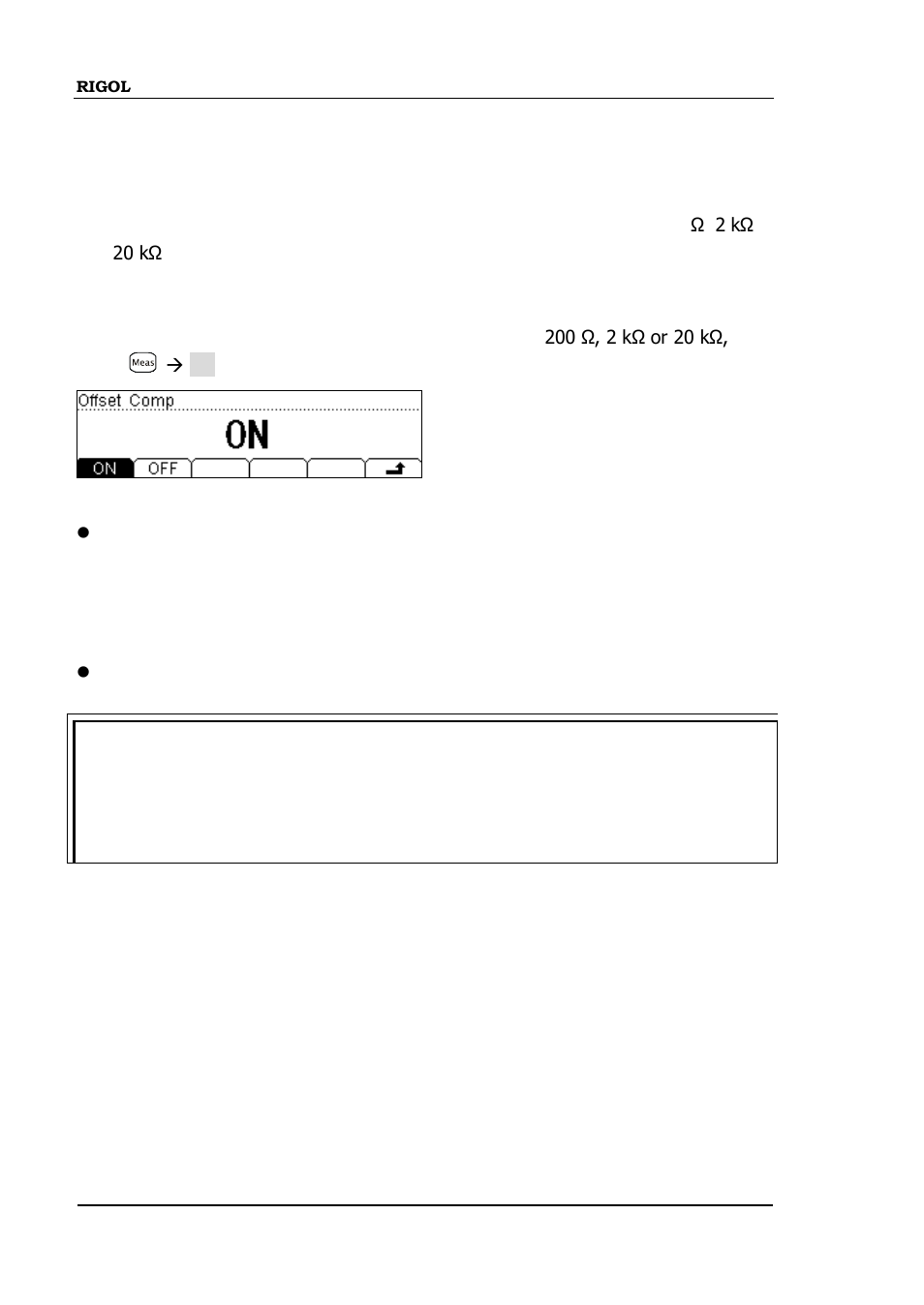 Offset compensation, Offset compensation -44 | RIGOL DM3068 User Manual | Page 86 / 169