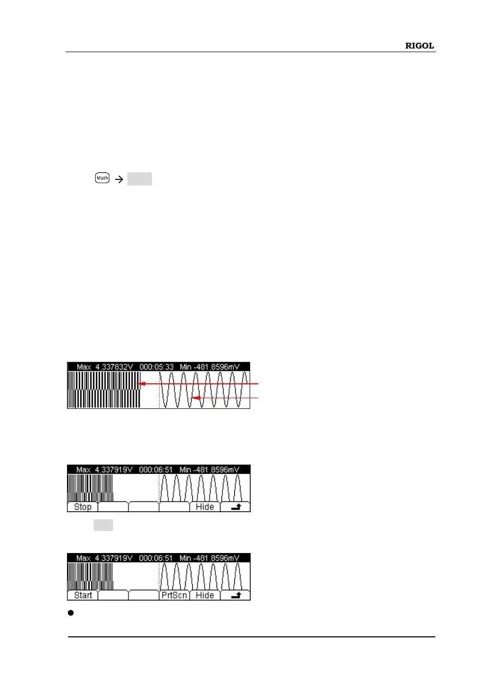 Tendency graph, Tendency graph -57 | RIGOL DM3068 User Manual | Page 99 / 169