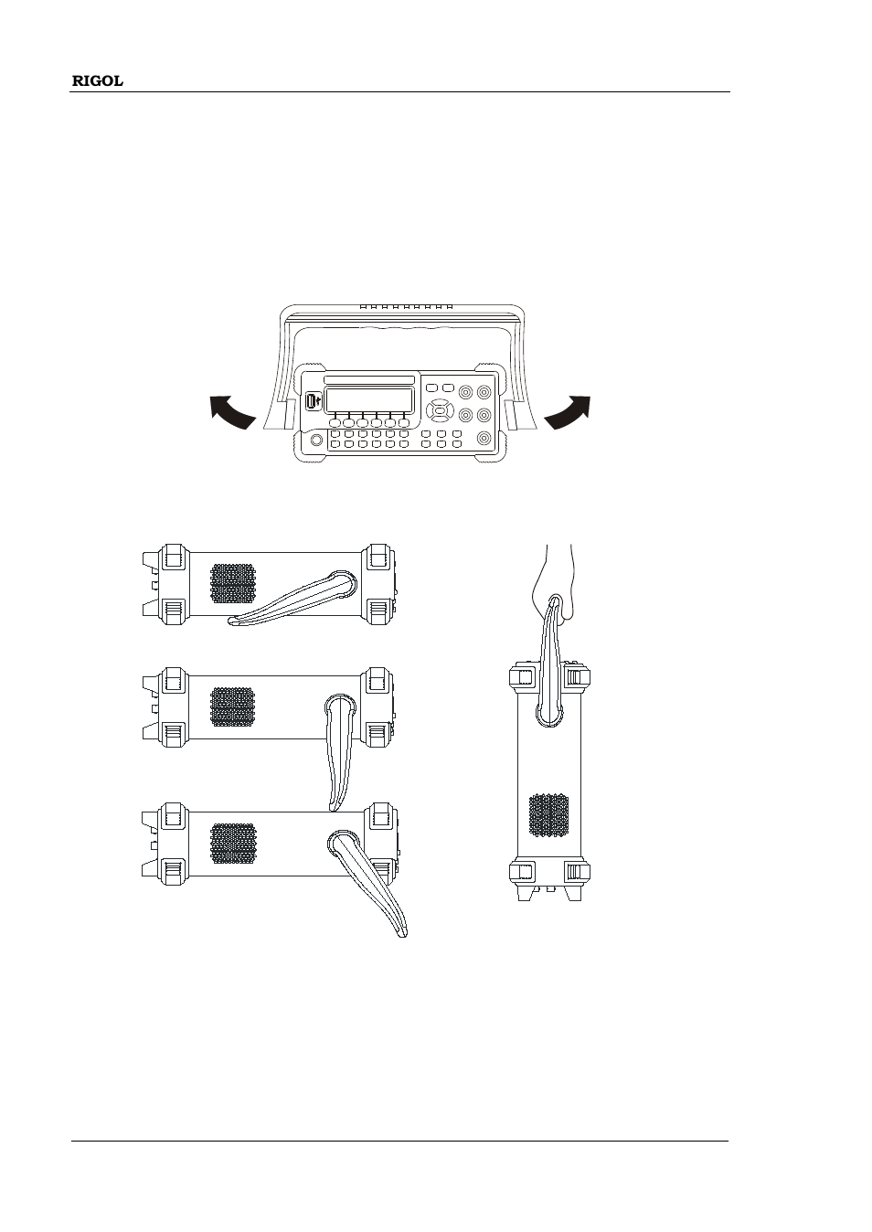 Handle adjustment | RIGOL DM3068 User Manual | Page 46 / 66