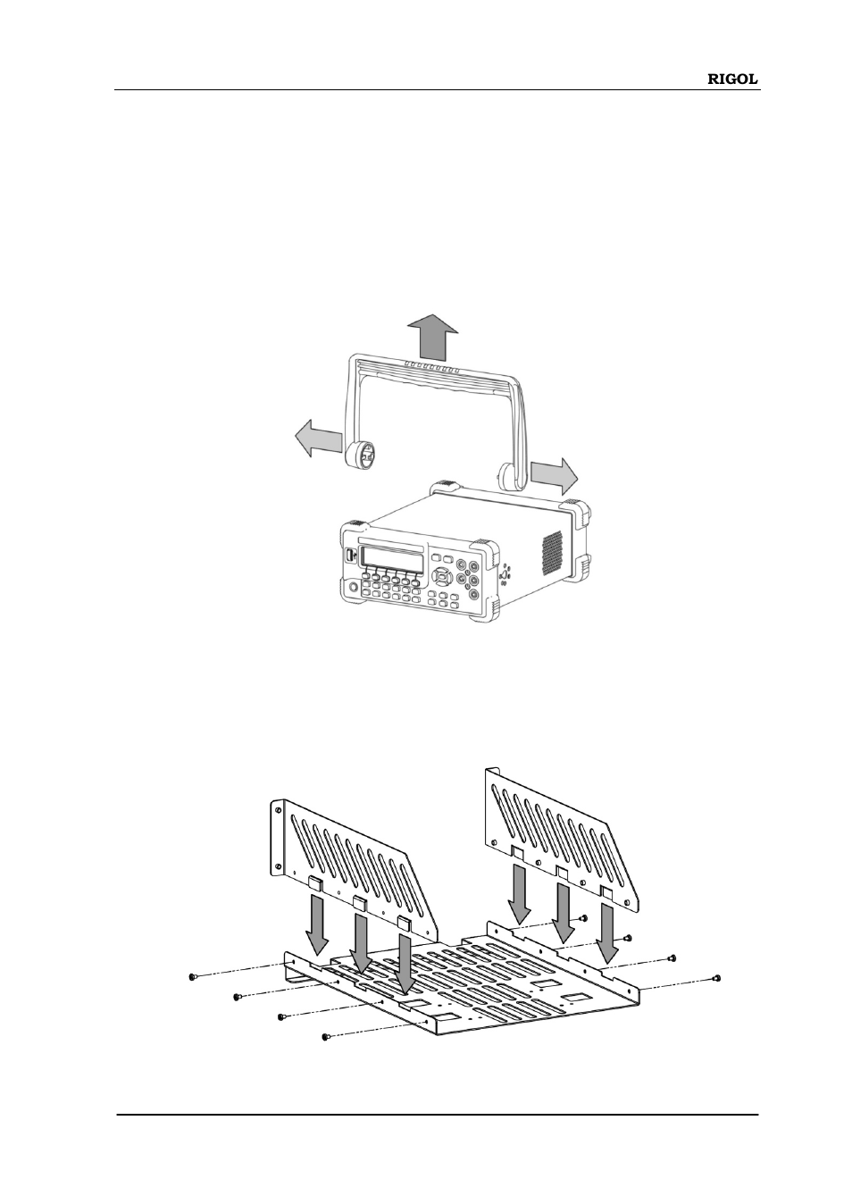 Procedure of installation | RIGOL DM3068 User Manual | Page 63 / 66