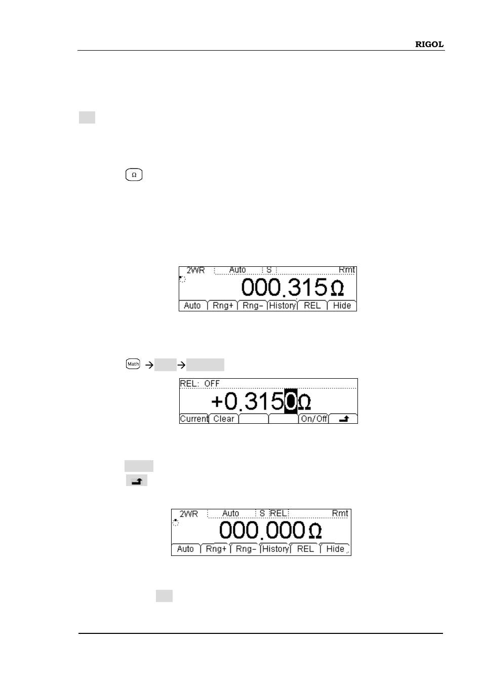 Example 2: elimination leads impedance, Example 2: elimination leads impedance -3 | RIGOL DM3058 User Manual | Page 101 / 138