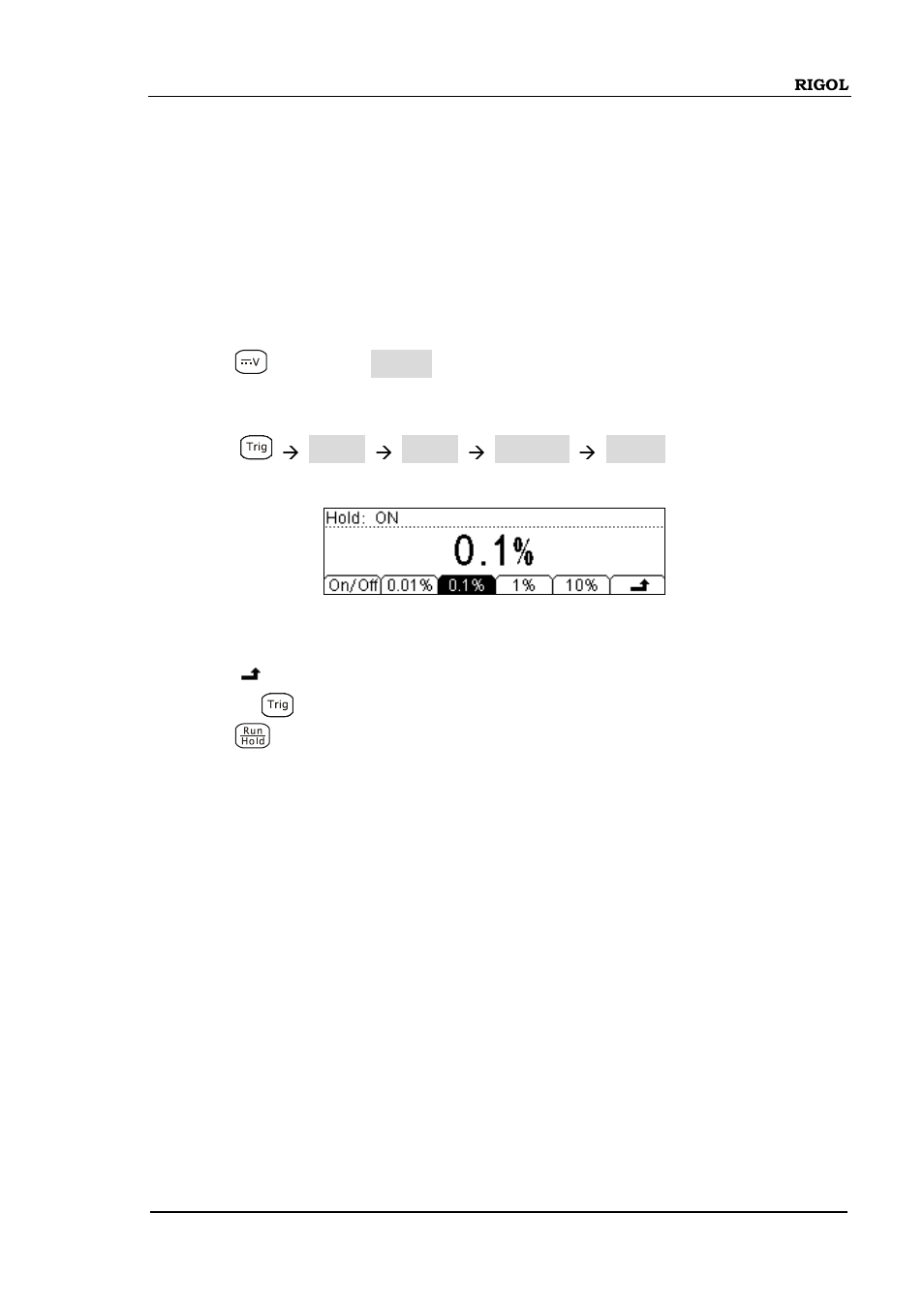 Example 7: reading hold, Example 7: reading hold -11 | RIGOL DM3058 User Manual | Page 109 / 138