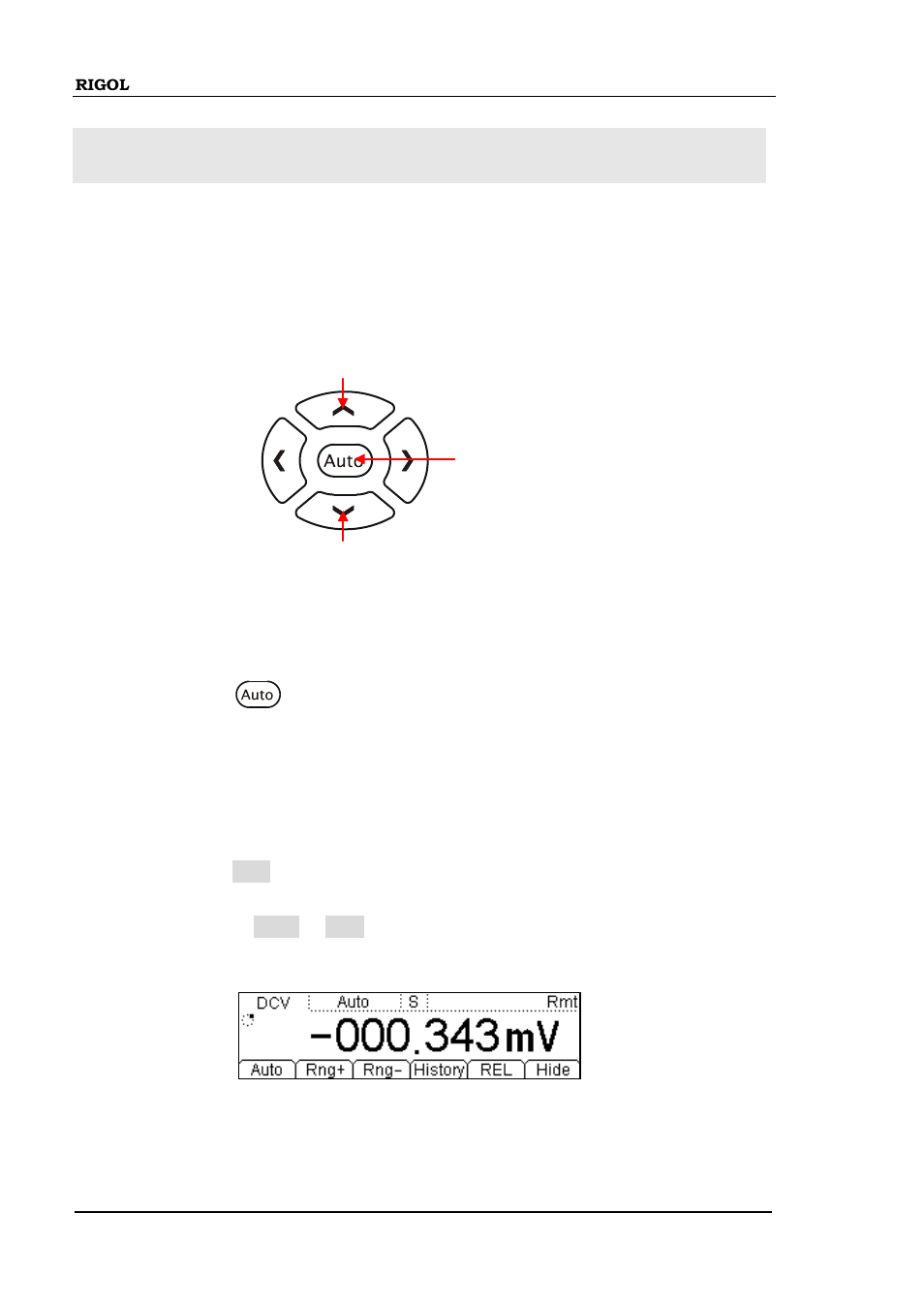 To select range, To select range -2 | RIGOL DM3058 User Manual | Page 24 / 138