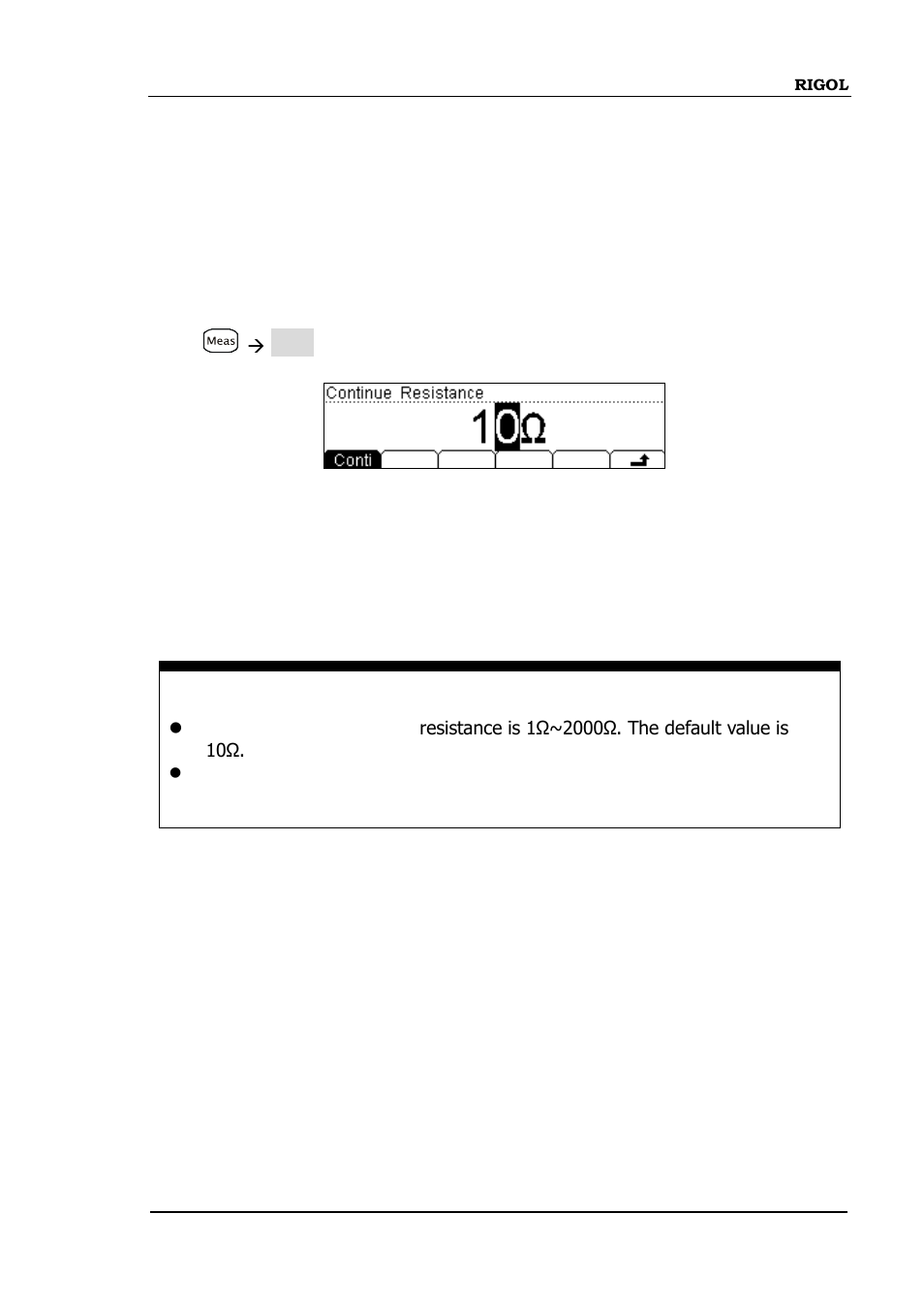 Short-circuit resistance | RIGOL DM3058 User Manual | Page 65 / 138