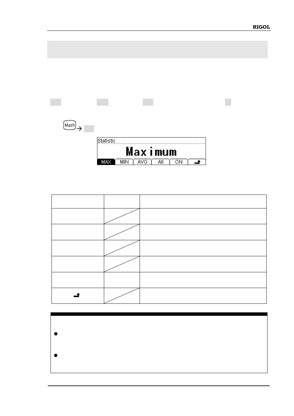 Statistic measurement, Statistic measurement -45 | RIGOL DM3058 User Manual | Page 67 / 138