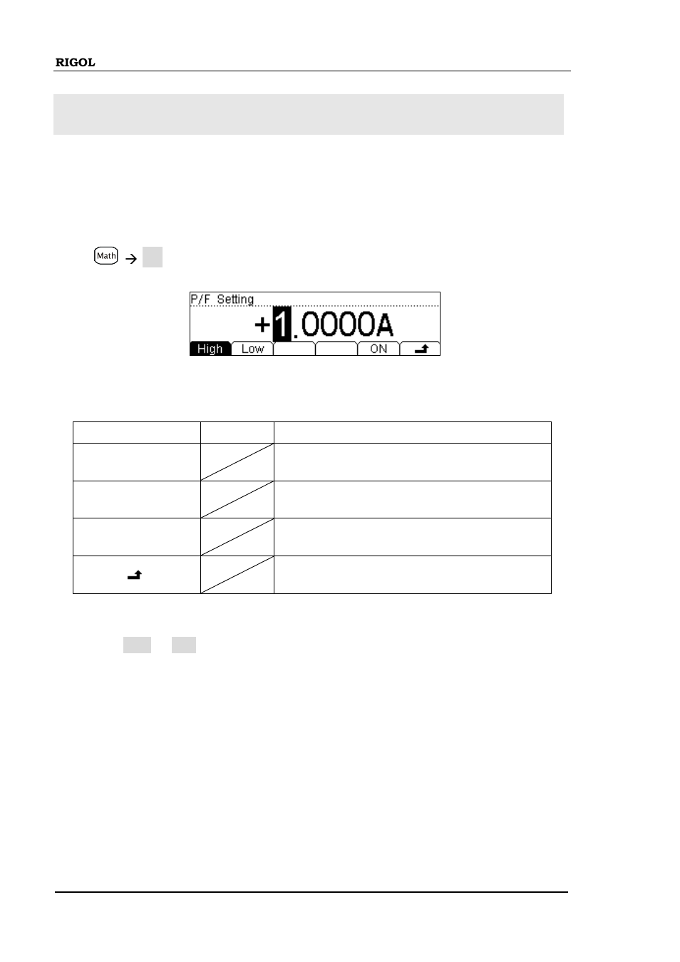 P/f measurement, P/f measurement -46 | RIGOL DM3058 User Manual | Page 68 / 138