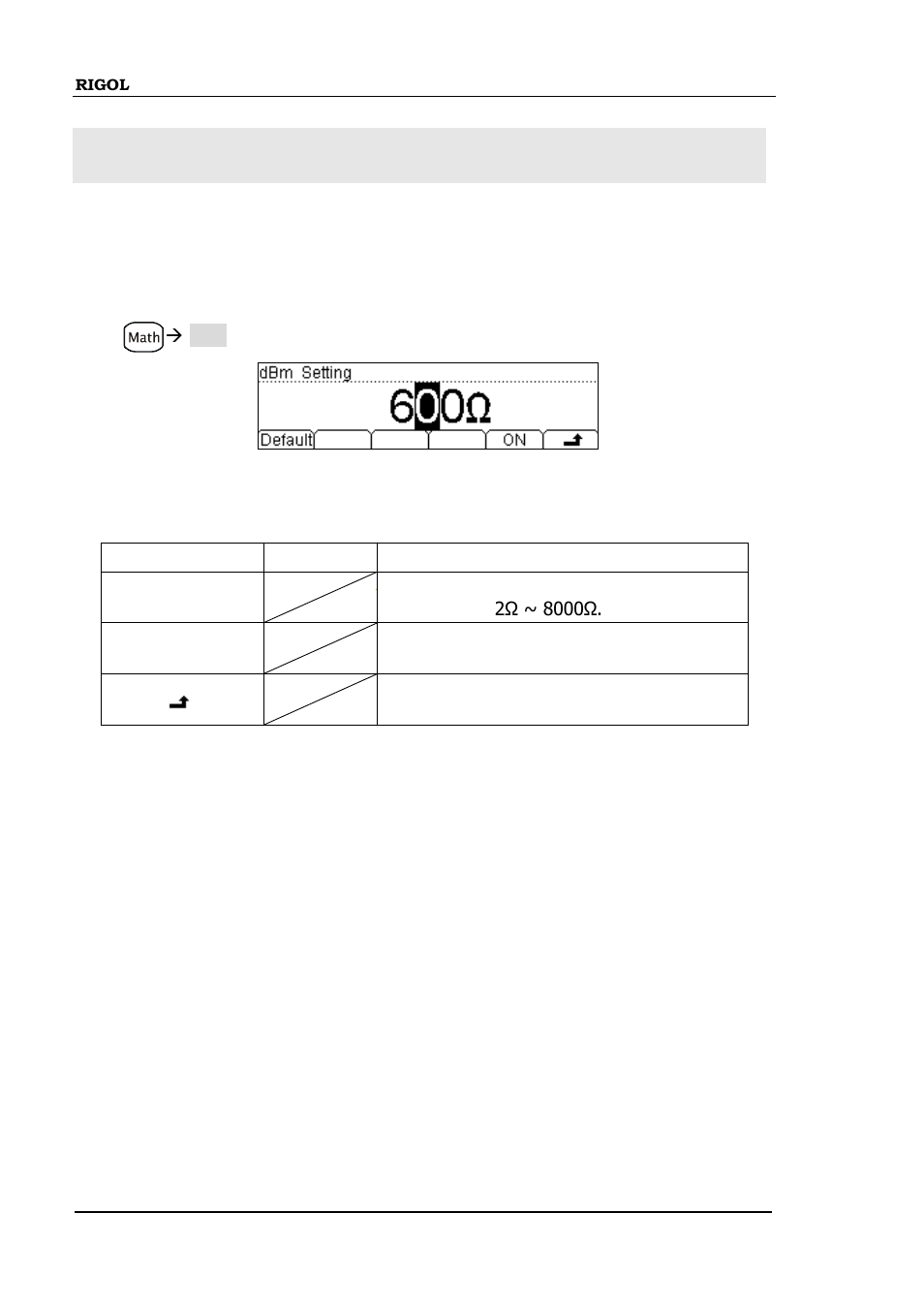 Dbm measurement, Dbm measurement -48 | RIGOL DM3058 User Manual | Page 70 / 138