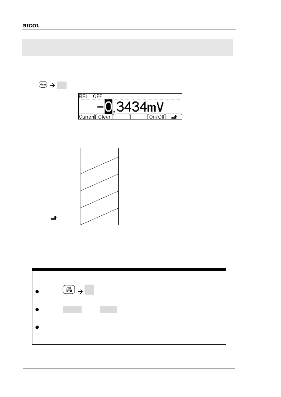 Relative operation, Relative operation -50 | RIGOL DM3058 User Manual | Page 72 / 138