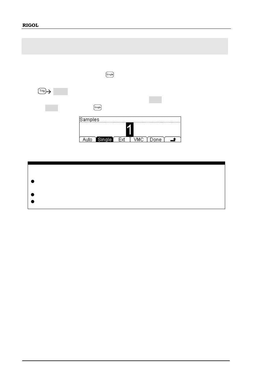 Single triggering, Single triggering -54 | RIGOL DM3058 User Manual | Page 76 / 138