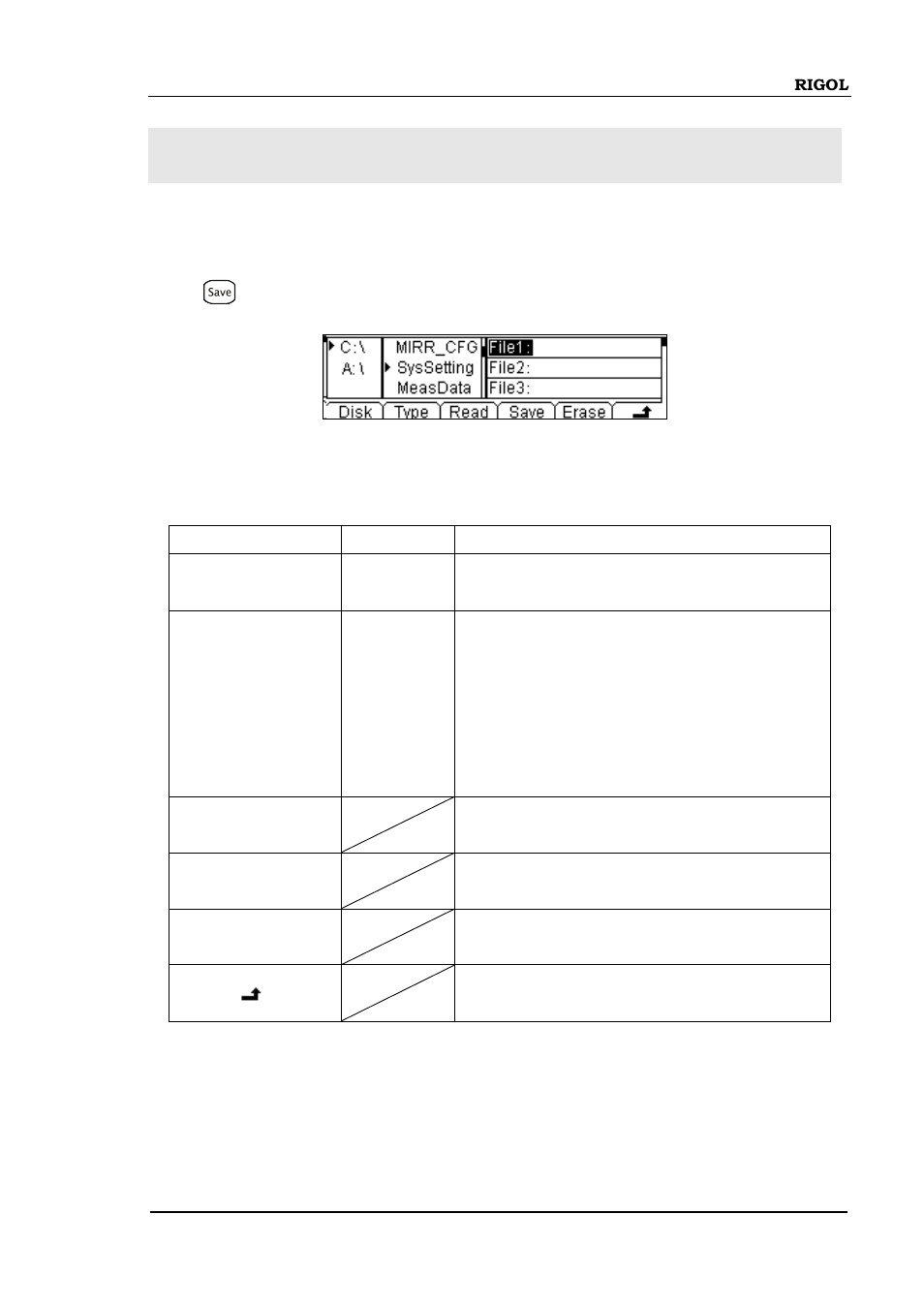 Store and recall, Store and recall -57 | RIGOL DM3058 User Manual | Page 79 / 138