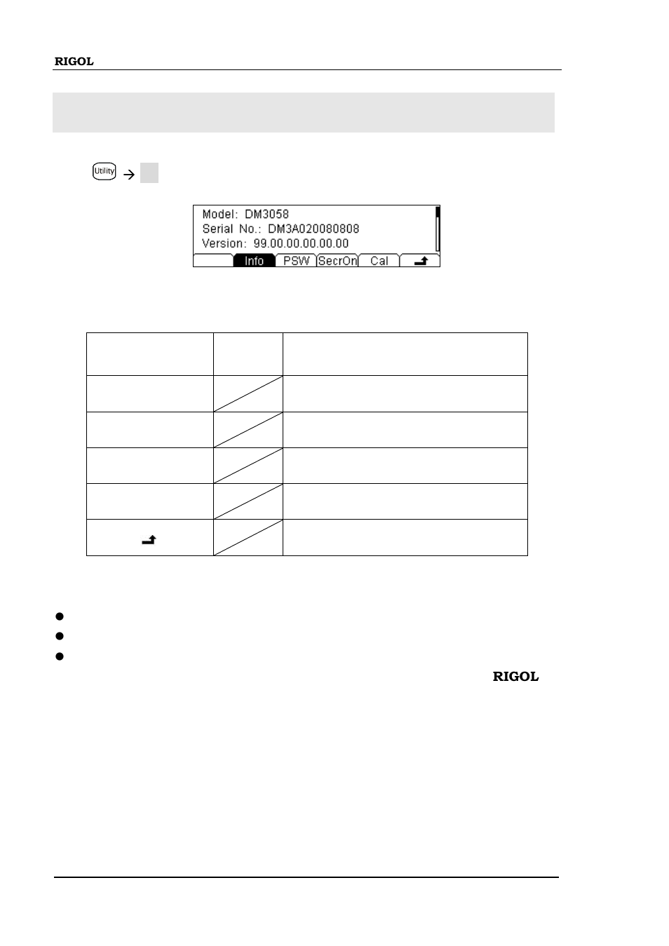 Test/cal, Test/cal -72 | RIGOL DM3058 User Manual | Page 94 / 138