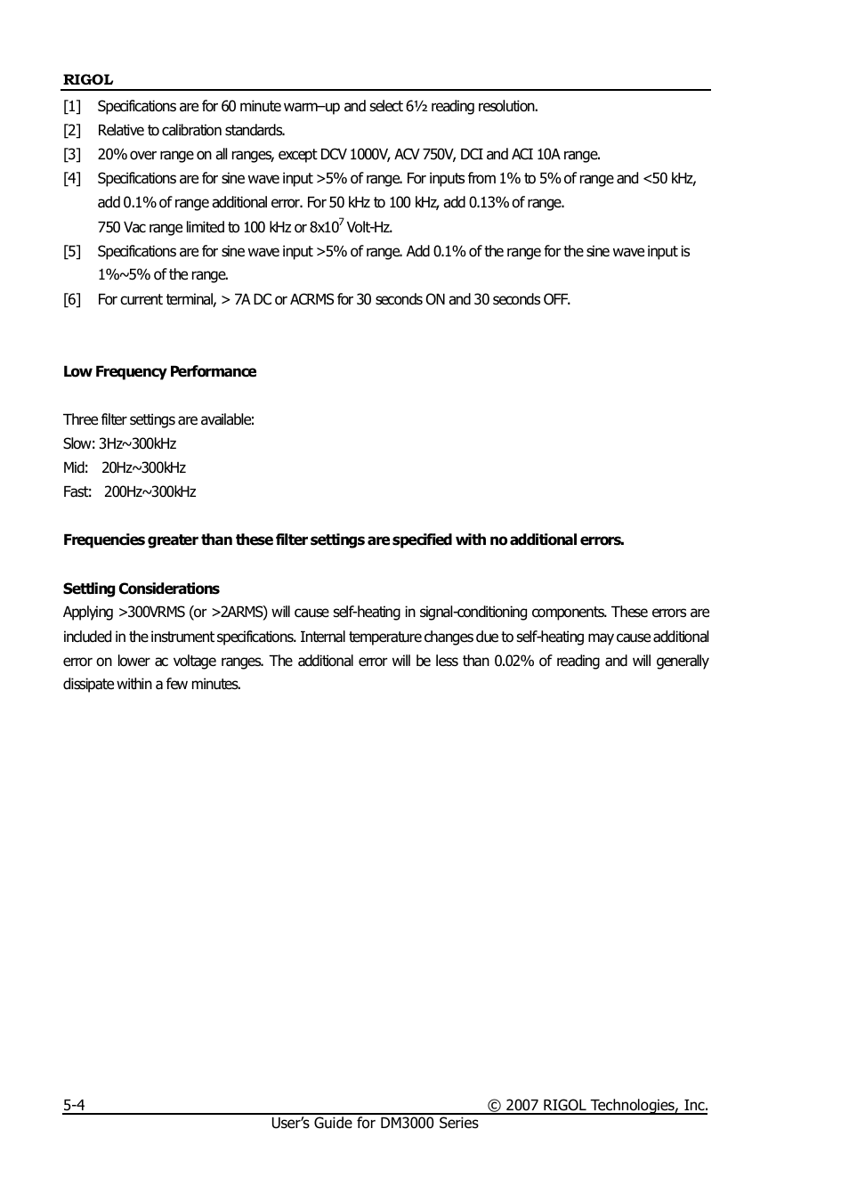 RIGOL M300 User Manual | Page 124 / 144