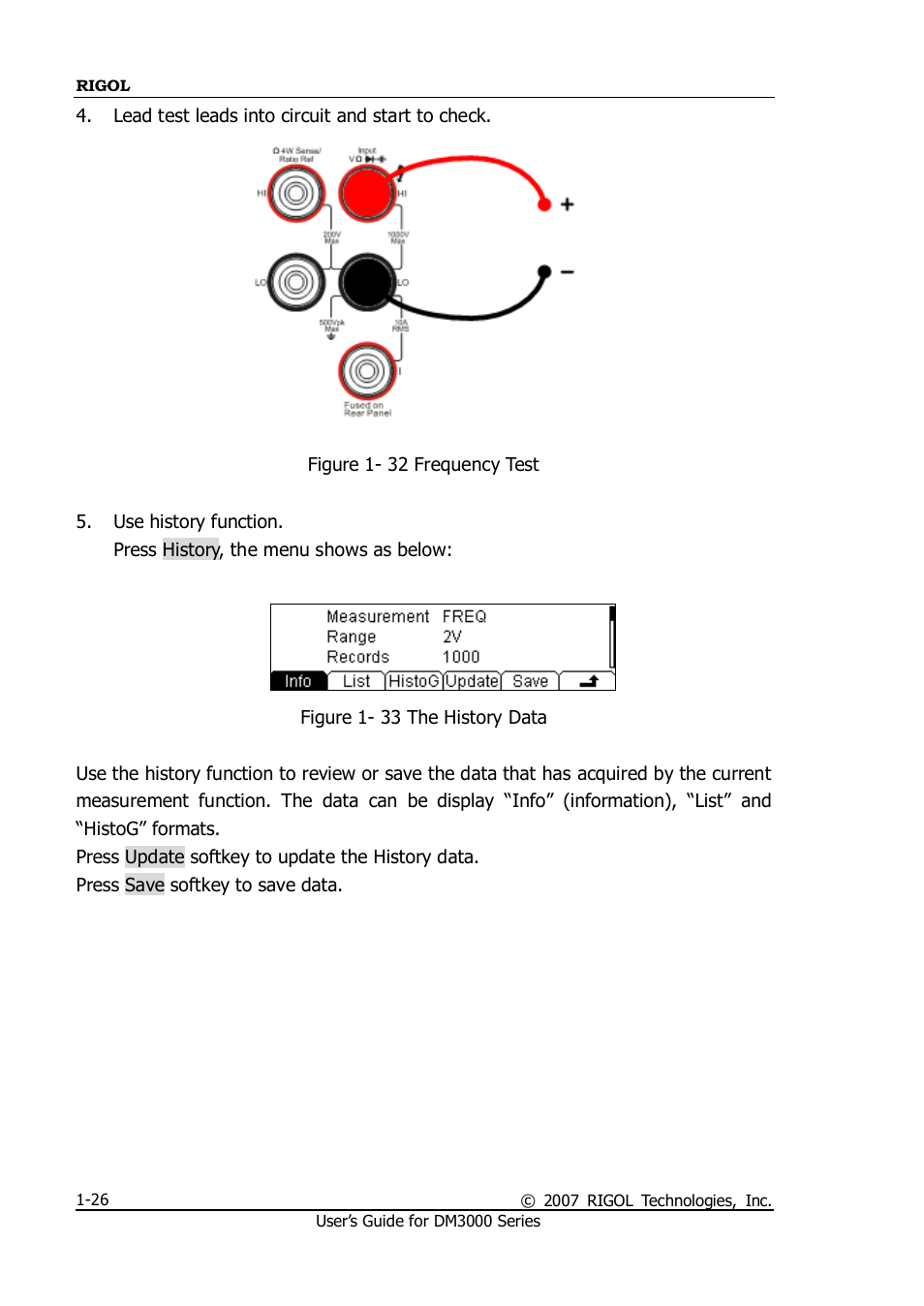 RIGOL M300 User Manual | Page 36 / 144